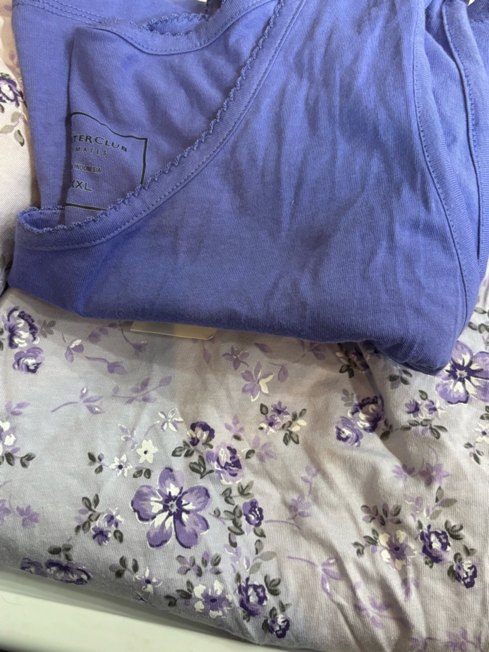 Charter Club Lavender Floral 3-piece Pajama Set - NWT - Picture 2 of 3